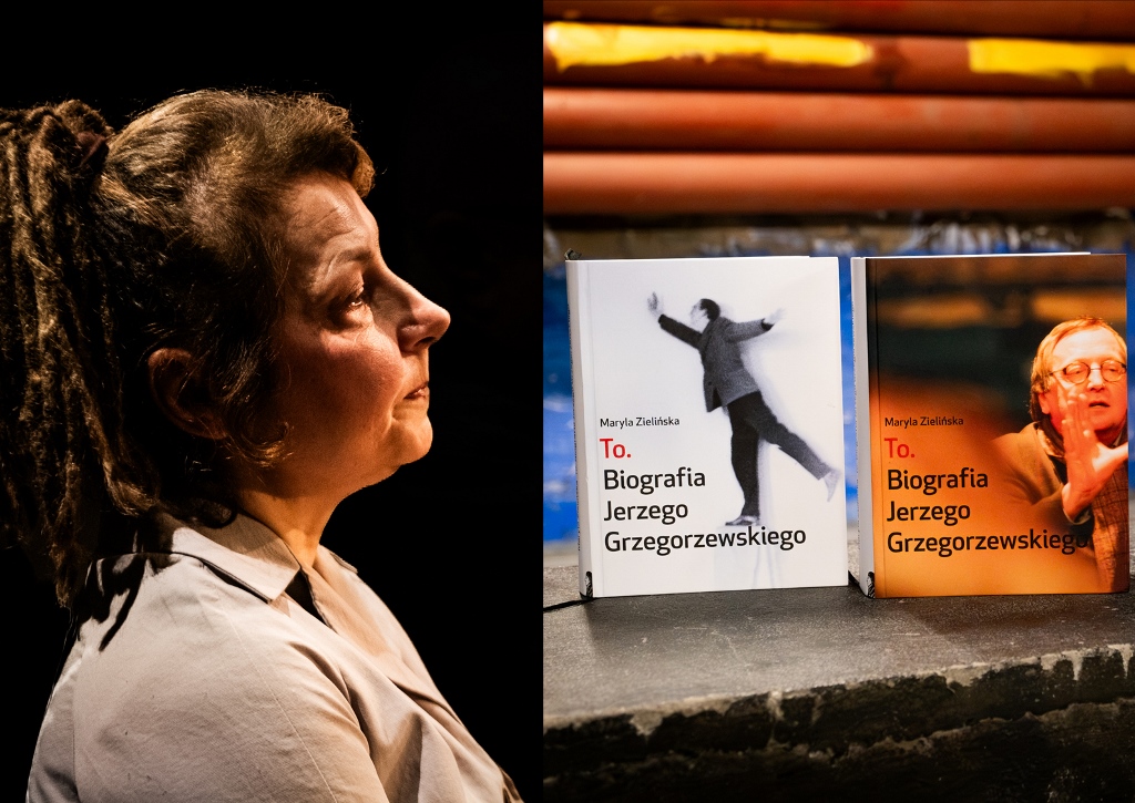 Maryla Zielińska, autorka książki „To. Biografia Jerzego Grzegorzewskiego”. Fot. Marta Ankiersztejn Maryla Zielińska, autorka książki „To. Biografia Jerzego Grzegorzewskiego”. Fot. Marta Ankiersztejn
